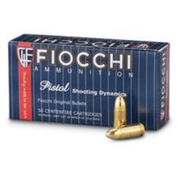 Fiocchi 9APB Range Dynamics  9mm Luger 124 gr Full Metal Jacket (FMJ) 50 Per Box/20 Cs