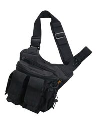 US PeaceKeeper P20307 Rapid Deployment Pack  Shoulder Sling 600D Polyester Black 12 L x 10 H x 3 D