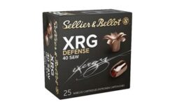 Sellier & Bellot SB40XA XRG Defense 40 S&W 130 gr Solid Copper Hollow Point (SCHP) 25 Per Box/ 40 Cs