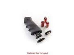 Hogue 74010 Rubber Grip  Cobblestone Black Rubber with Finger Grooves & Storage for AK-47, AK-74 (Batteries Not Included)