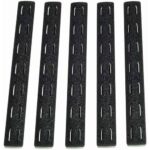 BCM KMRRPBLK5 Rail Panel Kit  AR Platform KeyMod 5.55 Black Polymer 5 Pack