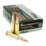 Sig Sauer E6MMCM220 Marksman Elite  6mm Creedmoor 107 gr 2950 fps Open Tip Match (OTM) 20 Bx/10 Cs