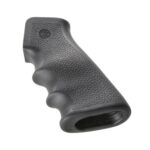 Hogue 15000 OverMolded Grip Black Rubber with Finger Grooves for AR-15, M16