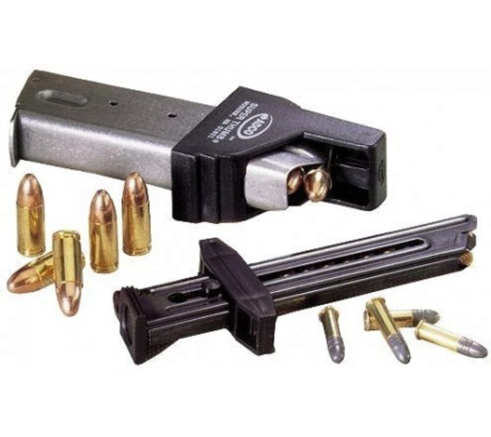 ADCO ST4 Super Thumb ST4 Mag Loader Extended Capacity Ruger 10/22, Black Polymer