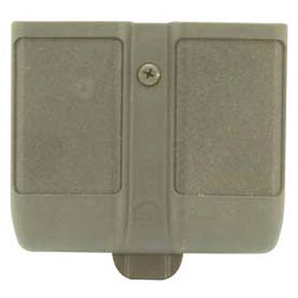 Blackhawk 410510PBK Double Mag Case Belt Clip Compatible w/ Single Stack 9mm/10mm/40/45/357