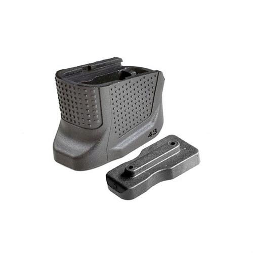 Strike Industries Enhanced Magazine Plate Fits Glock 43, +2, Black