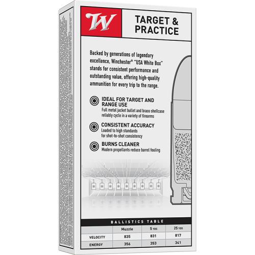 WINCHESTER USA 45ACP 230GR FMJ 50RDS/BOX