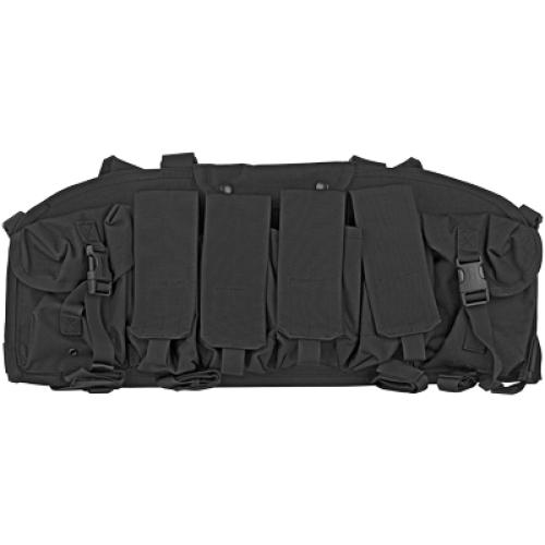 BLACKHAWK Commando Chest Harness, 4 Magazine Pouches, Black