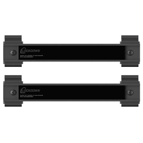 Lockdown Securewall Magnetic Hanger 8" Steel 2 Pack BLK