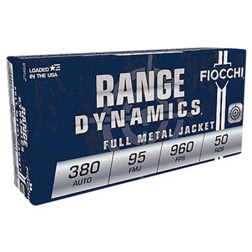 FIOCCHI 380ACP 95GR FMJ 50RDS/BOX