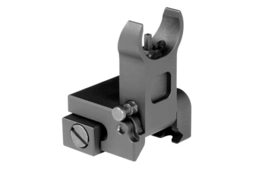 Aim Sports MT200 AR15 Low Profile Front Flip Up Sight  Black Low Profile