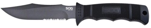 SOG SEAL PUP BLACK 4.75" NYLON