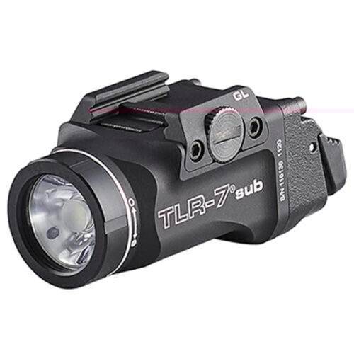 Streamlight TLR-7 X Sub  Black Anodized 500 Lumens LED Glock 43XMOS/48MOS/43X/48