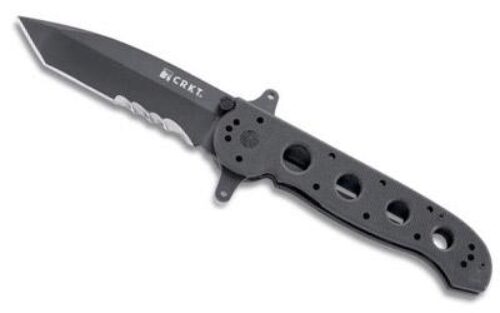 Columbia River Knife & Tool M16 Special Forces 3.875" Folding Knife Tanto Point BLK