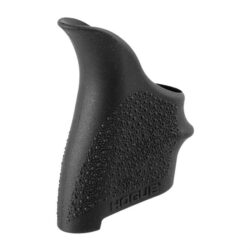 Hogue, HandALL Beavertail Grip, Fits Glock 42/43, Rubber, Finger Grooves, Black