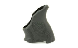 Hogue, HandALL Beavertail Pistol Grip, Fits Ruger LCP II, Rubber, Finger Grooves, Black