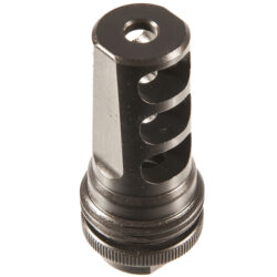 SilencerCo, ASR Muzzle Brake, 5.56MM, 1/2X28, Nitride Finish, Black