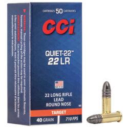 CCI QUIET 22LR 40GR LRN 50RDS/BOX