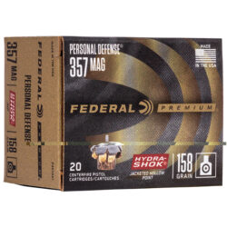 FED HYDRA-SHOK 357MAG 158GR 20/500