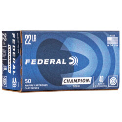 Federal, Lightning, 22LR, 40 Grain, Solid, 50 Round Box