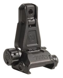 Magpul Industries, MBUS PRO Rear Sight, Fits Picatinny, Flip Up, Steel, Black