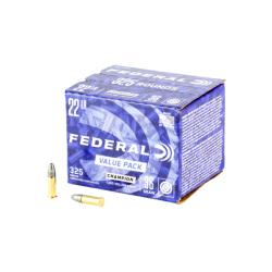 FEDERAL 22LR 36GR LEAD HP 325RDS/BOX