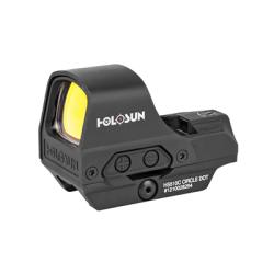 Holosun HS510C Reflex 2MOA Red Dot w/65MOA Circle, Solar, QR Mount BLK