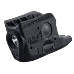 Streamlight, TLR-6, Weaponlight, Fits Glock 42/43, White LED, 100 Lumens, Includes 2 CR 1/3N Lithium Batteries, Black