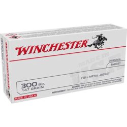 WINCHESTER USA 300 BLKOUT 147GR FMJ 20RDs/BOX