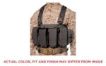 BLACKHAWK Commando Chest Harness, 4 Magazine Pouches, Black