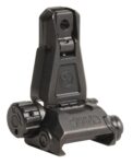 Magpul Industries, MBUS PRO Rear Sight, Fits Picatinny, Flip Up, Steel, Black