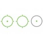 Holosun HE510C-Green Open Reflex 2MOA DOT/65MOA Circle AR15/M4 Optic BLK