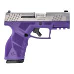 Taurus GX2 9MM 3.38" 2X10RD MAGS STS/PURP
