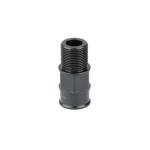 KNS Precision, Inc., AR15 Adaptor, 1/2X28 to 5/8X24 AR15 to 30 Cal Suppressor, Nitride Finish, Black