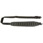 Quake, Claw Standard 2.0, 2 Point Rifle Sling, Black, Includes Hush Stalker II QD Metal Sling Swivels