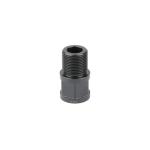 KNS Precision, Inc., AK Thread Adaptor, 14X1L to 5/8X24R, Nitride Finish, Black