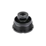 Dead Air Armament Direct Thread Brake Mount, HUB Compatible, .22 Cal, 1/2X28 Thread Pitch, Nitride Finish, Black DTB323HT