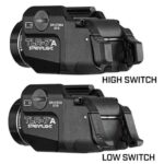 Streamlight, TLR-7X, 550 Lumens, 1.5 Hour Runtime, Comes with High and Low Switch and (1) CR123A Lithium Battery, Black