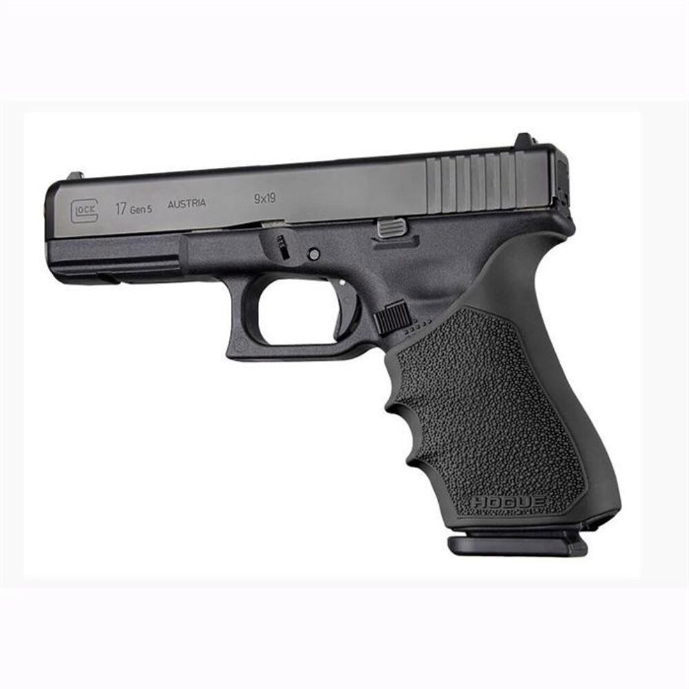 Hogue, HandALL Beavertail, Pistol Grip, Fits Glock 19, 23, 32, 38 Gen 1-2-5, Black
