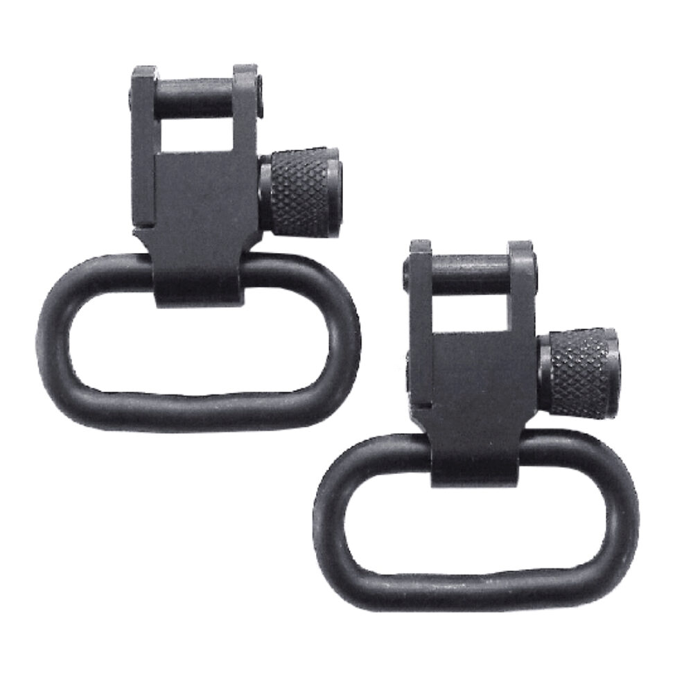 GrovTec, 1.25" Locking Sling Swivels, Black