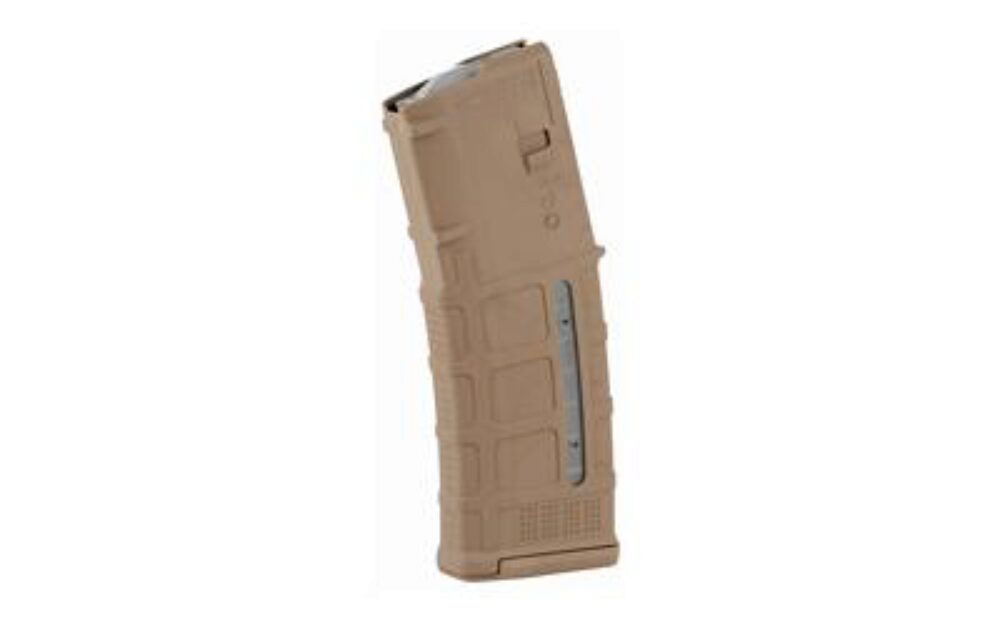 Magpul PMAG AR/M4 M3 30RDS w/Window 223 /5.56 Fits AR Rifles, Medium Coyote Tan