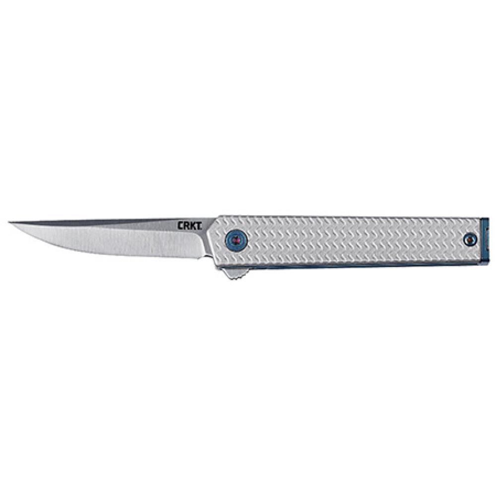CRKT 7081     CEO MICROFLIPPER  2.36 DROP     SILV