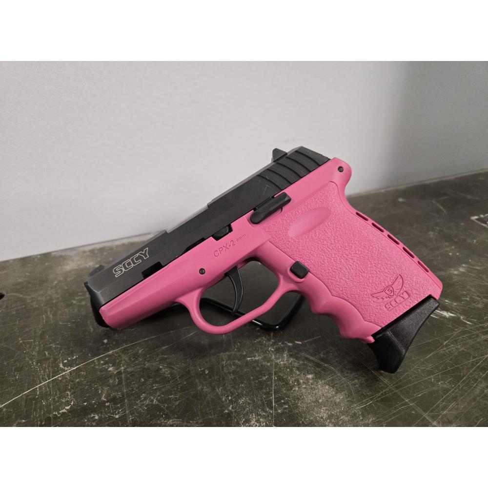 USED SCCY CPX-2 9MM 2X10RD MAGS PINK