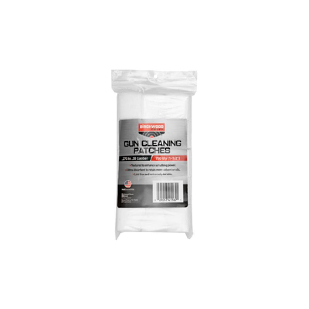 Birchwood Casey, Cleaning Patches, 1 1/2", .270-.30 Caliber, 750 Patches