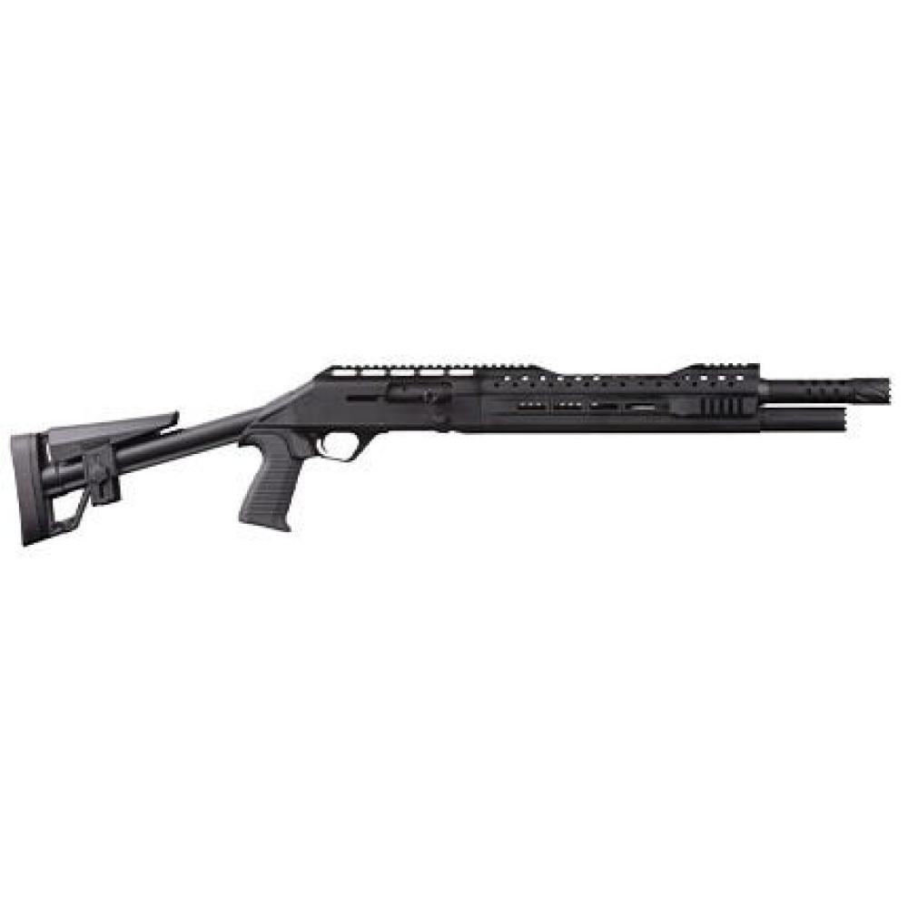 Panzer Arms EG240 Tactical 12GA 18.5" 3" Chamber 5 Rds BLK 