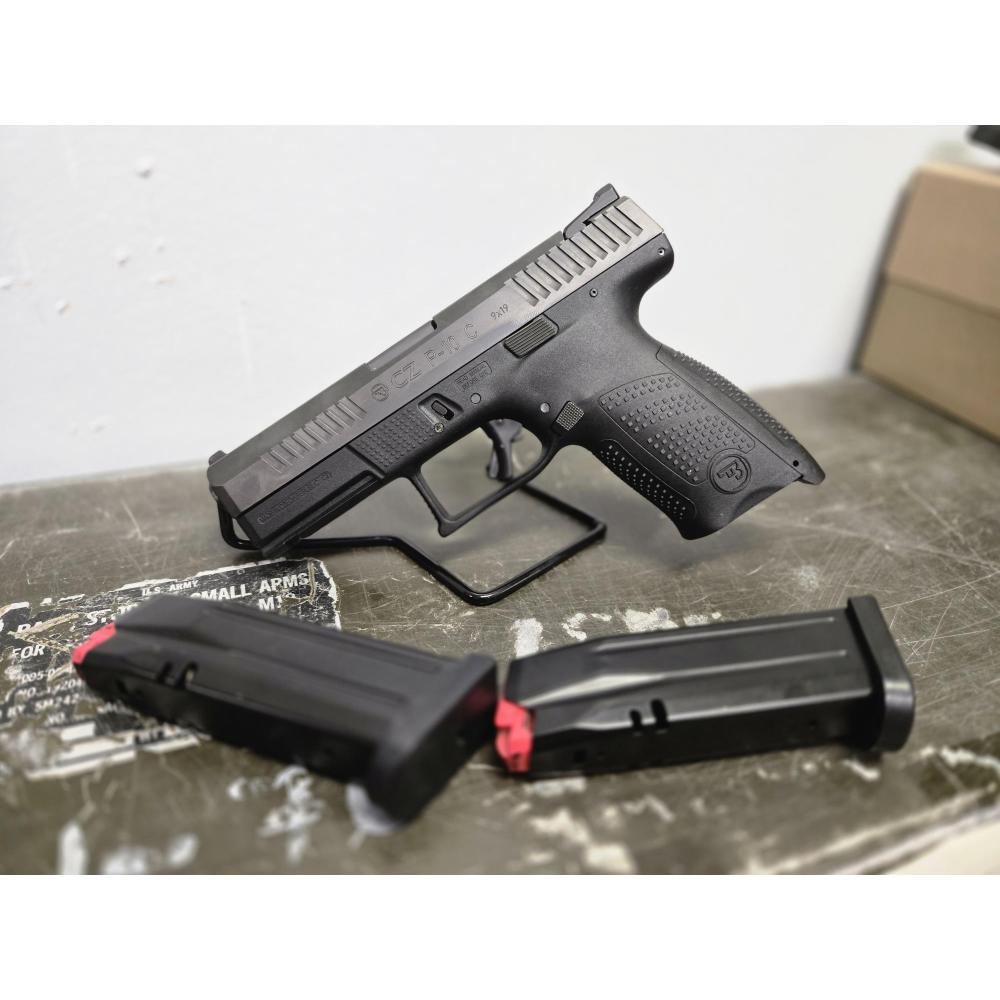 USED CZ P-10 C 9MM 2x15RD Magazines BLK