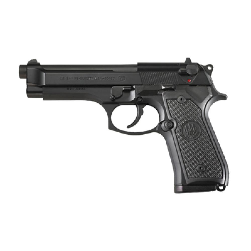 BERETTA M9 9MM 4.9" 2x15RD Magazine Ambi Safety BLK
