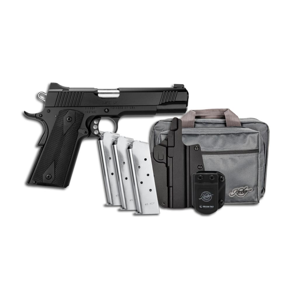 KIMBER CUSTOM LW1911 45ACP 3x7RD Mags CLB BNDL