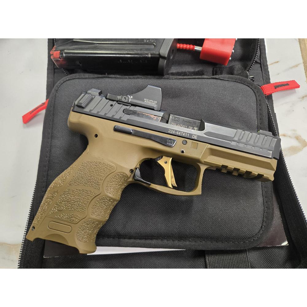 USED HK VP 9MM 2x17RD Magazines, Holosun SCS VP9-GR