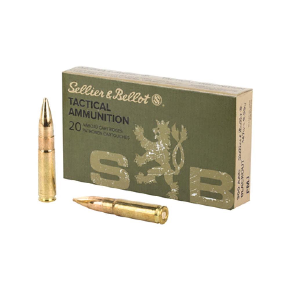 Sellier & Bellot, Rifle, 300 Blackout, 147 Grain, Full Metal Jacket, 20 Round Box